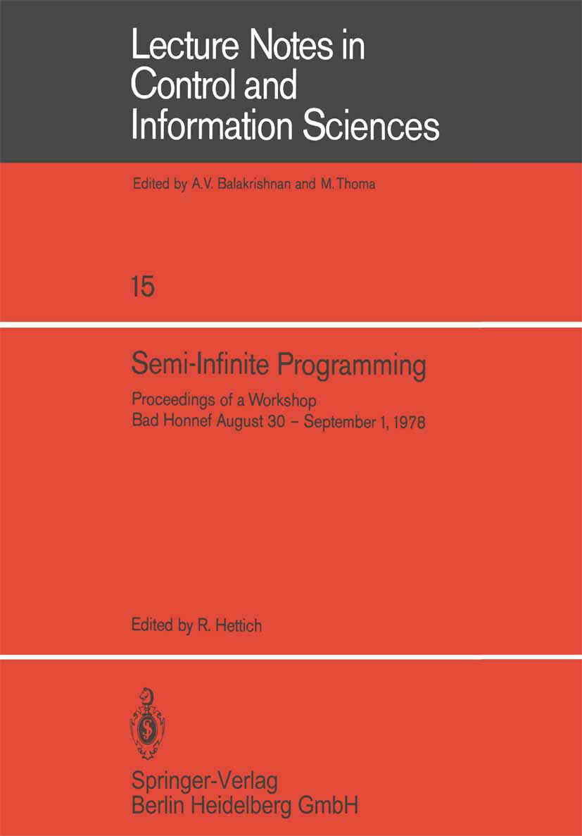 Semi-Infinite Programming