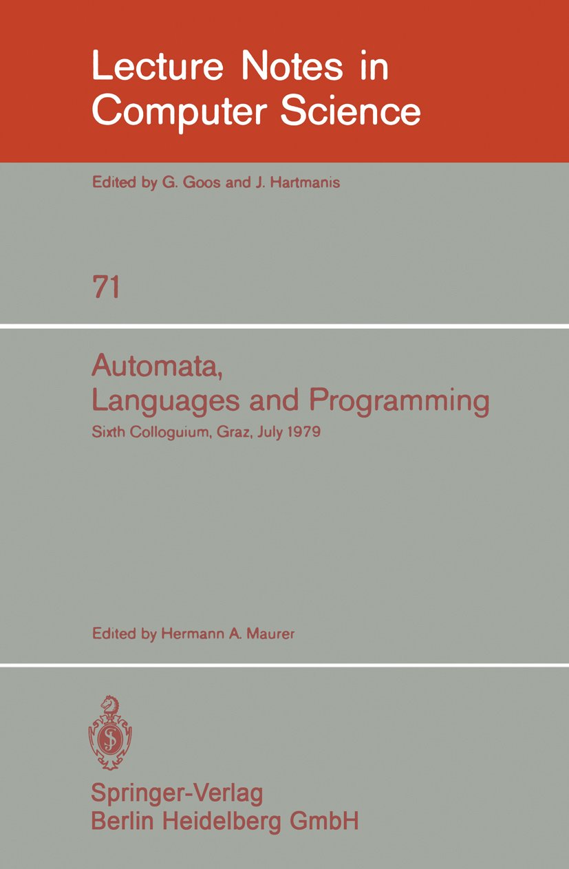 Automata, Languages, and Programming