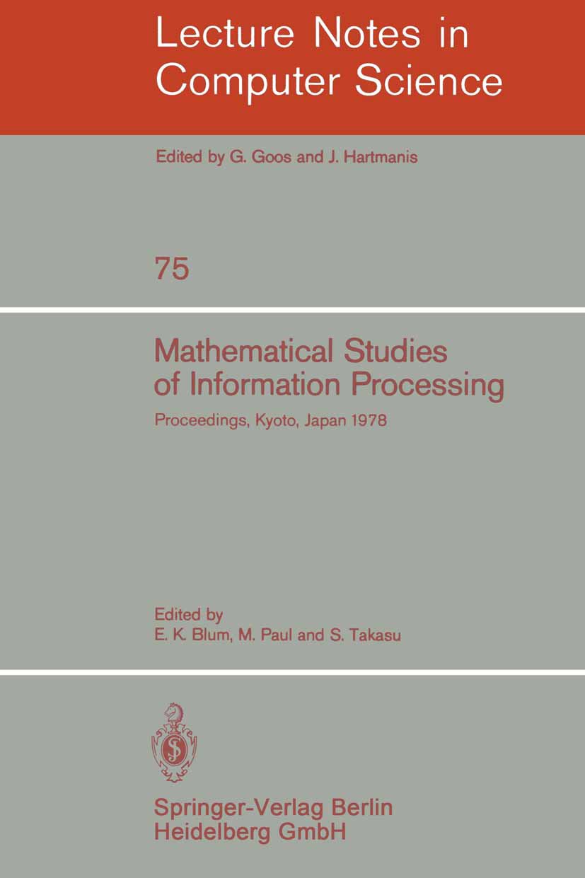 Lecture Notes in Computer Science