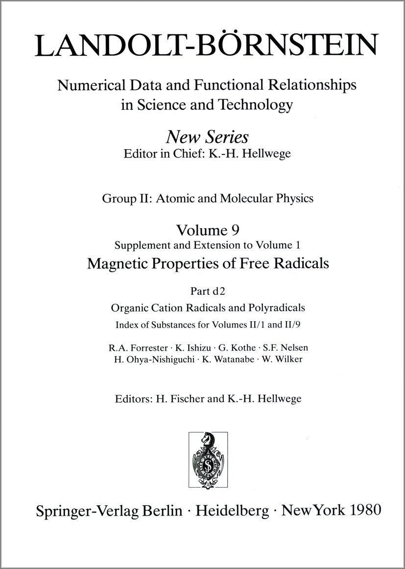 Landolt-Börnstein: Numerical Data and Functional Relationships in Science and Technology - New Series