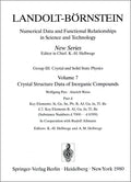 Landolt-Börnstein: Numerical Data and Functional Relationships in Science and Technology - New Series