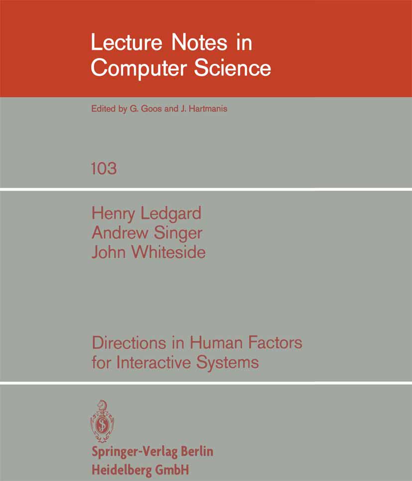 Lecture Notes in Computer Science
