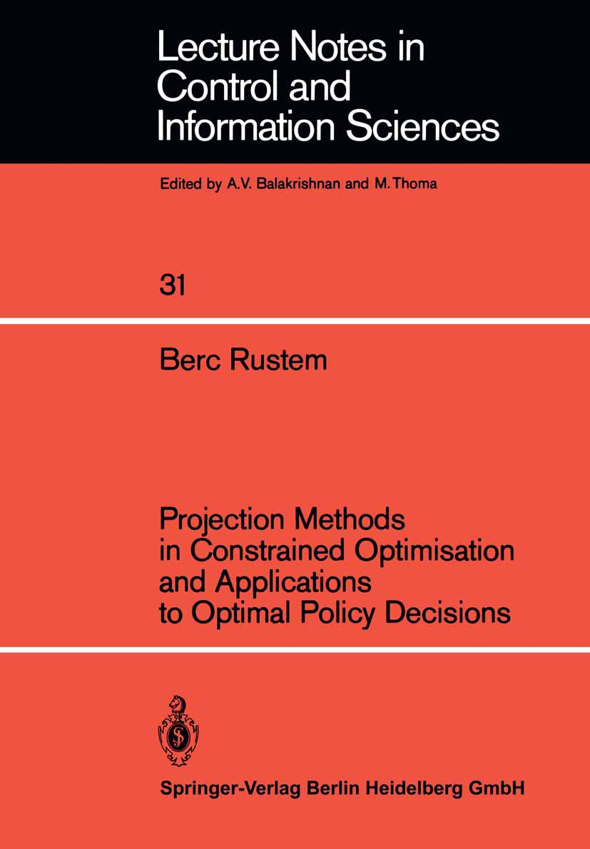 Lecture Notes in Control and Information Sciences