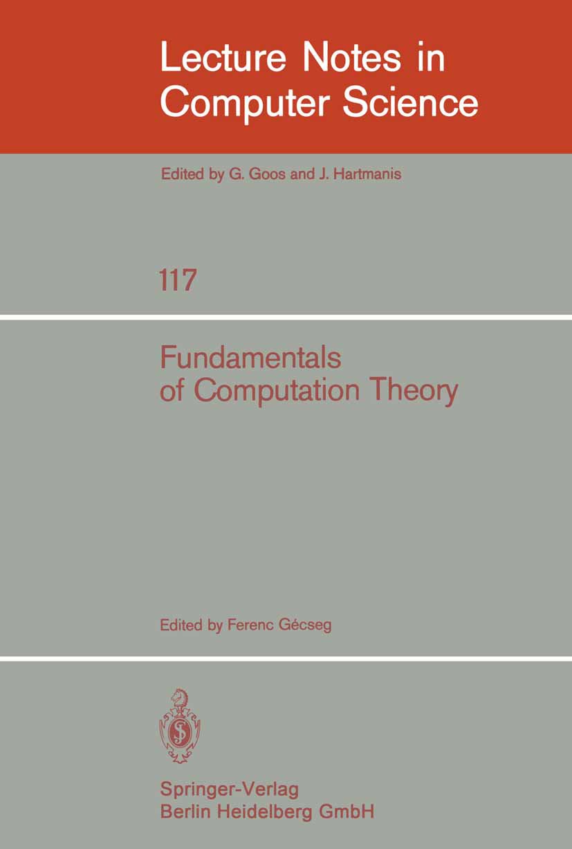 Fundamentals of Computation Theory