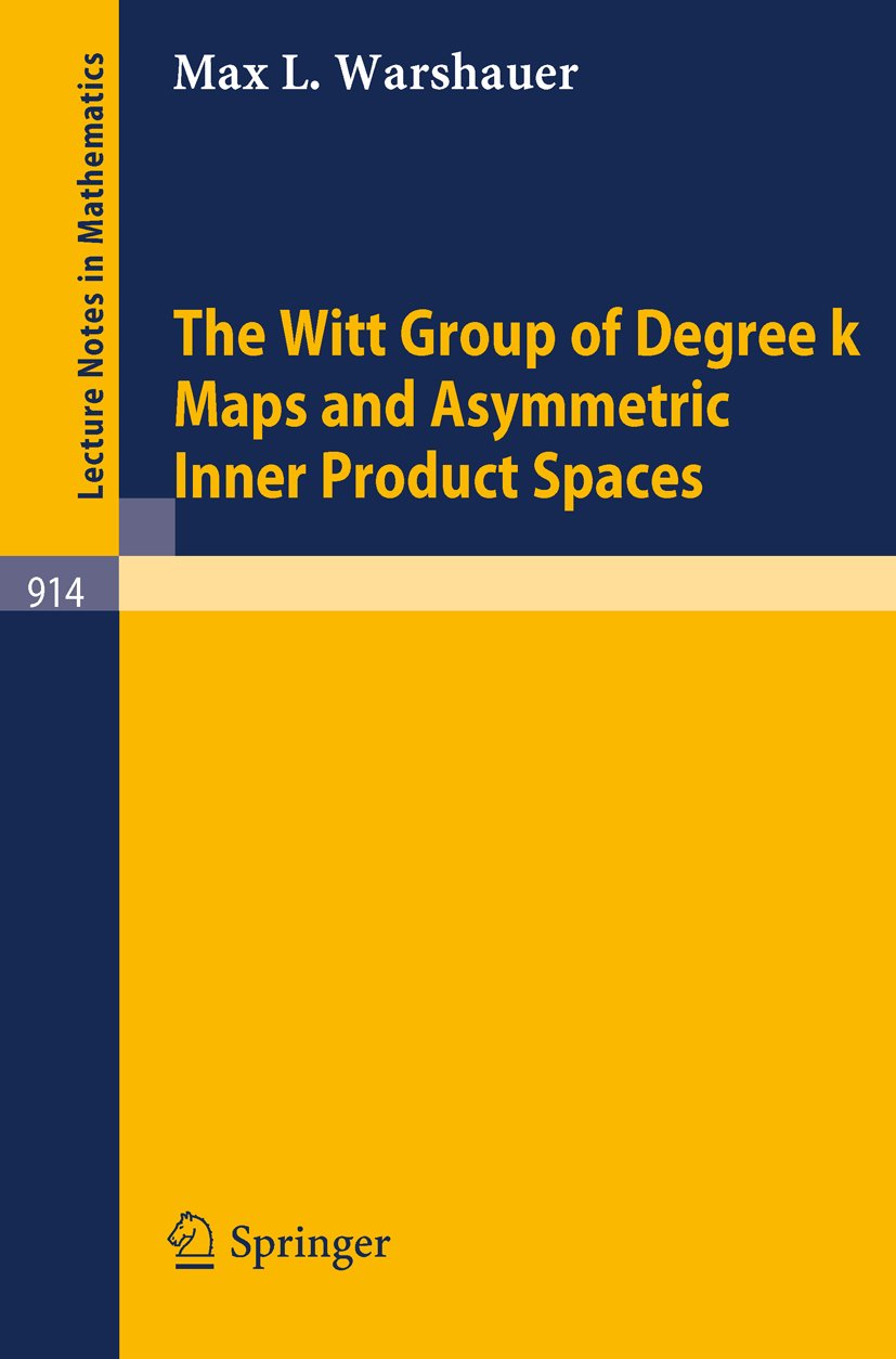 Lecture Notes in Mathematics