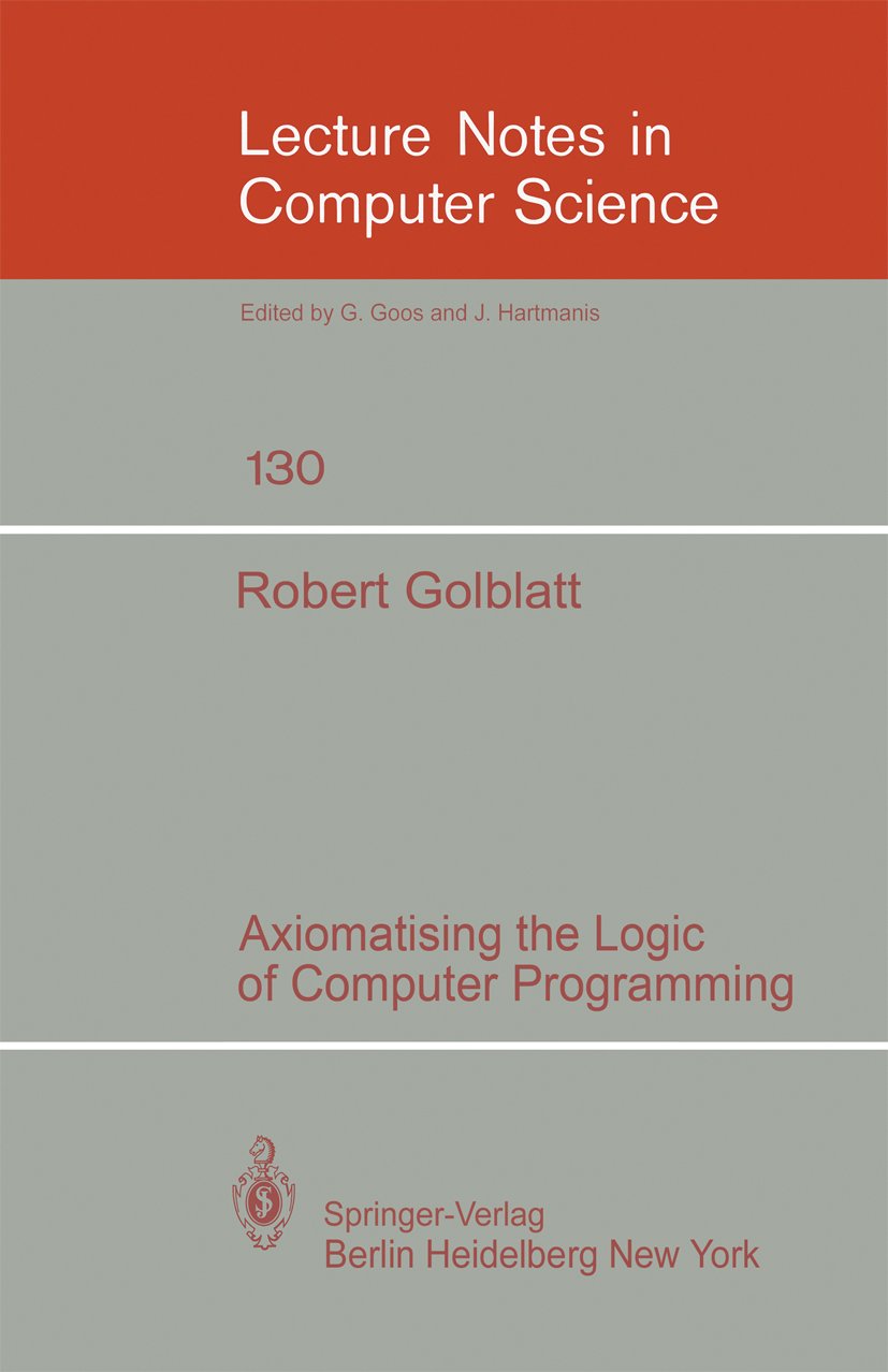 Axiomatising the Logic of Computer Programming