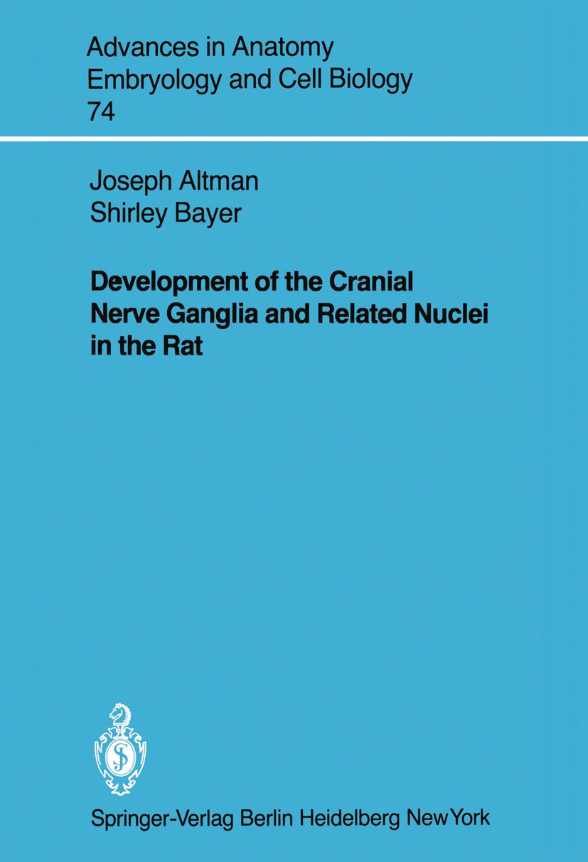 Advances in Anatomy, Embryology and Cell Biology