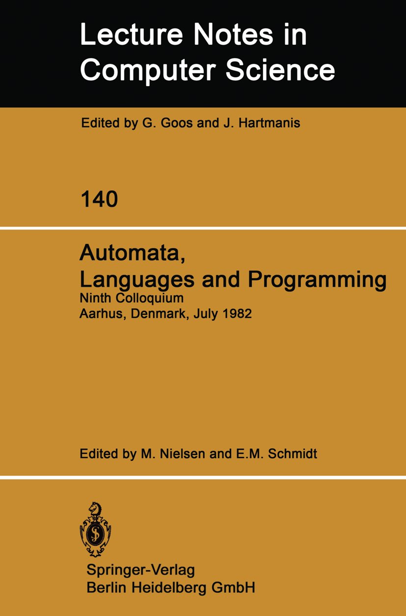 Lecture Notes in Computer Science