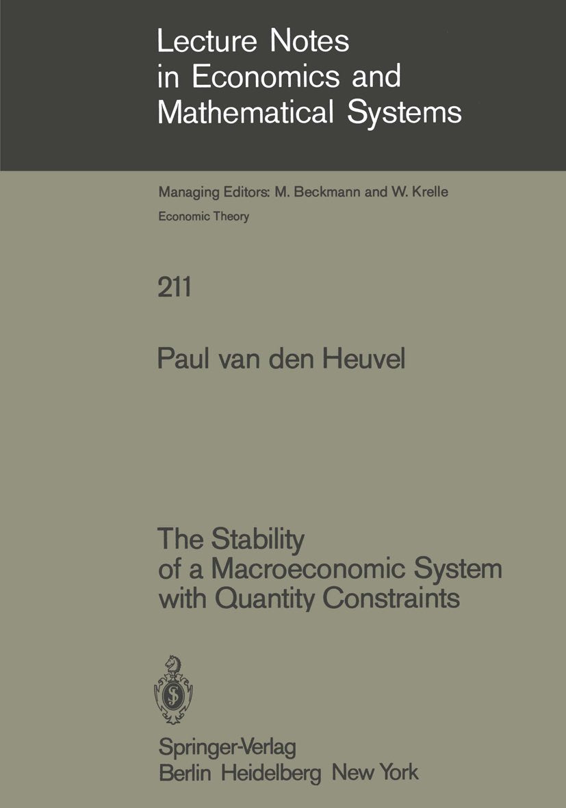 Lecture Notes in Economics and Mathematical Systems