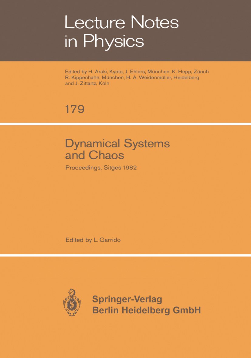 Lecture Notes in Physics: Proceedings of the Sitges Conference on Statistical Mechanics Sitges, Barcelona/Spain September 5 – 11, 1982
