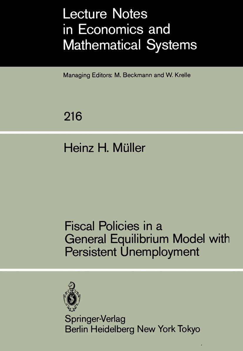 Lecture Notes in Economics and Mathematical Systems