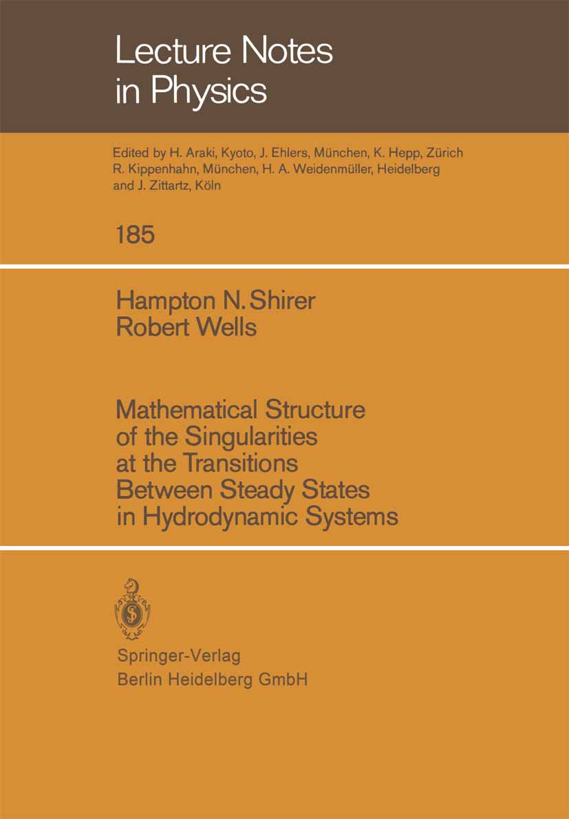 Mathematical Structure of the Singularities at the Transitions Between Steady States in Hydrodynamic Systems