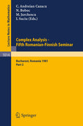Lecture Notes in Mathematics