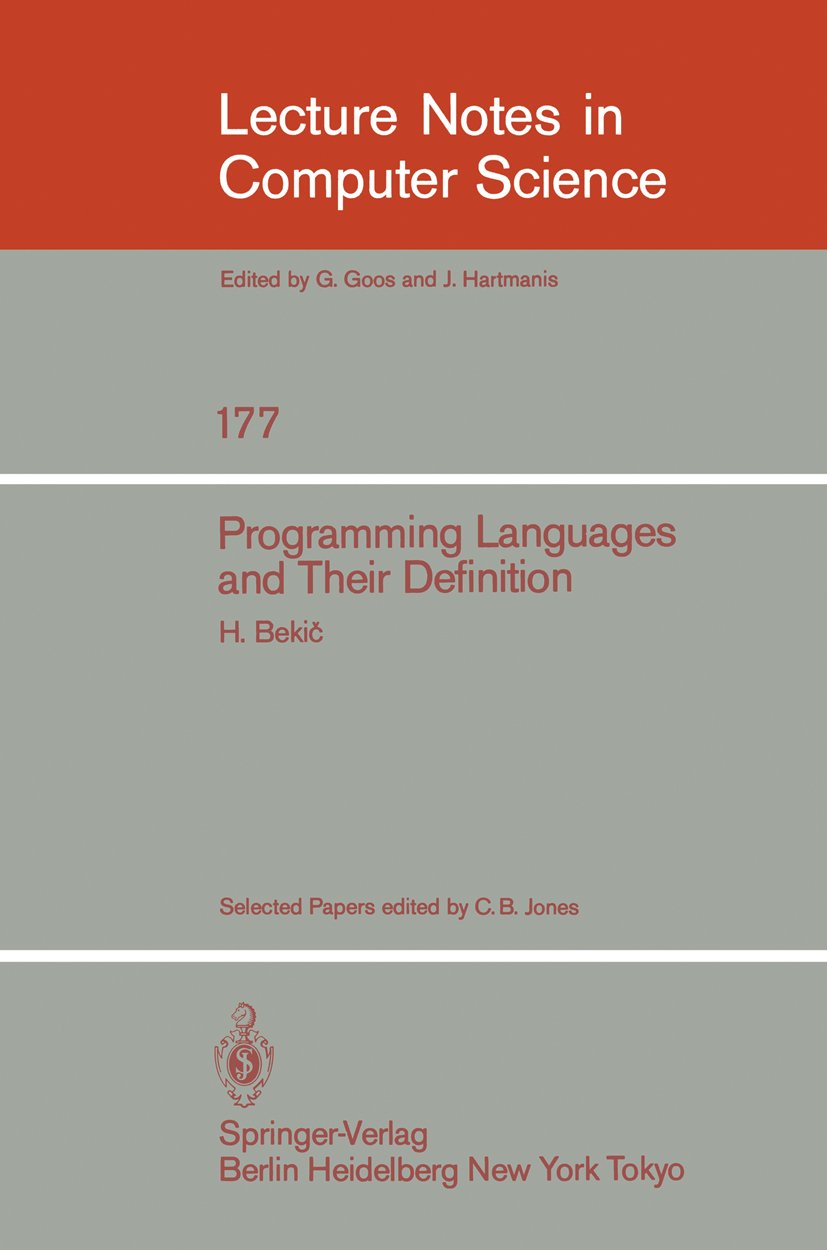 Lecture Notes in Computer Science