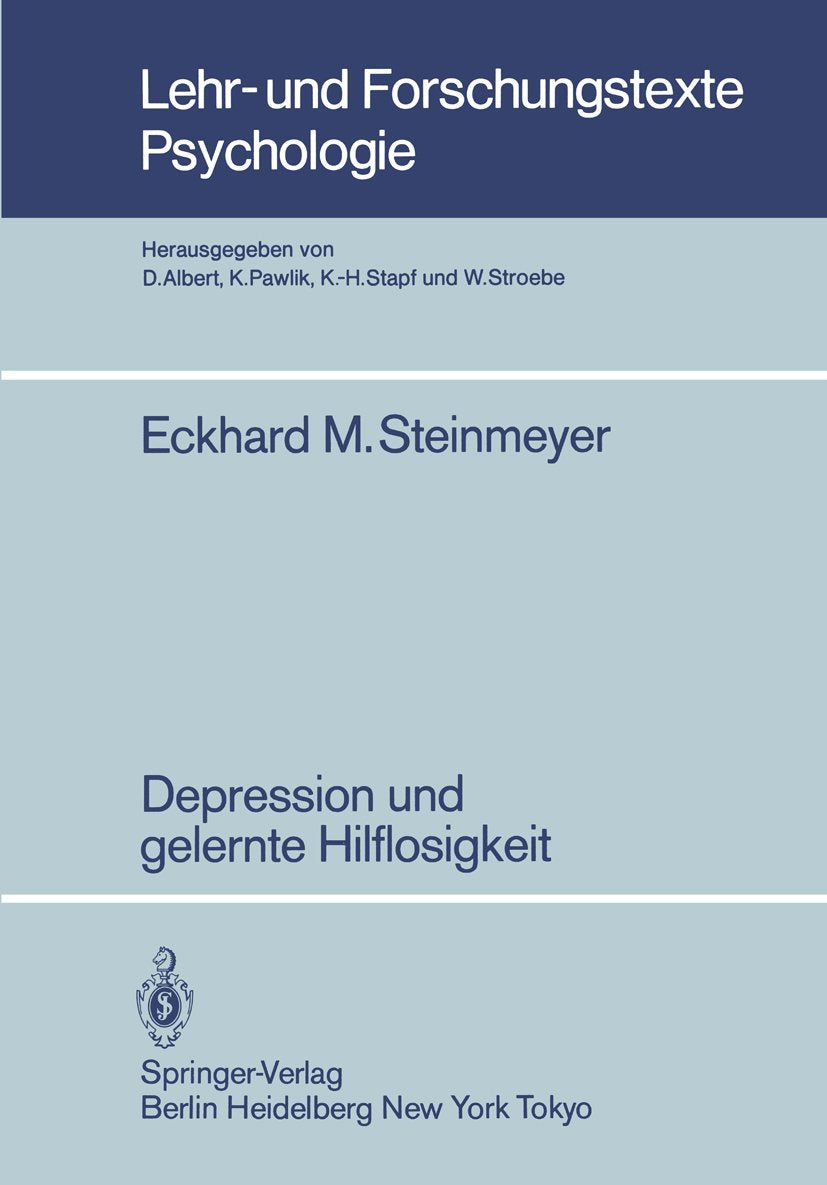 Depression und gelernte Hilflosigkeit