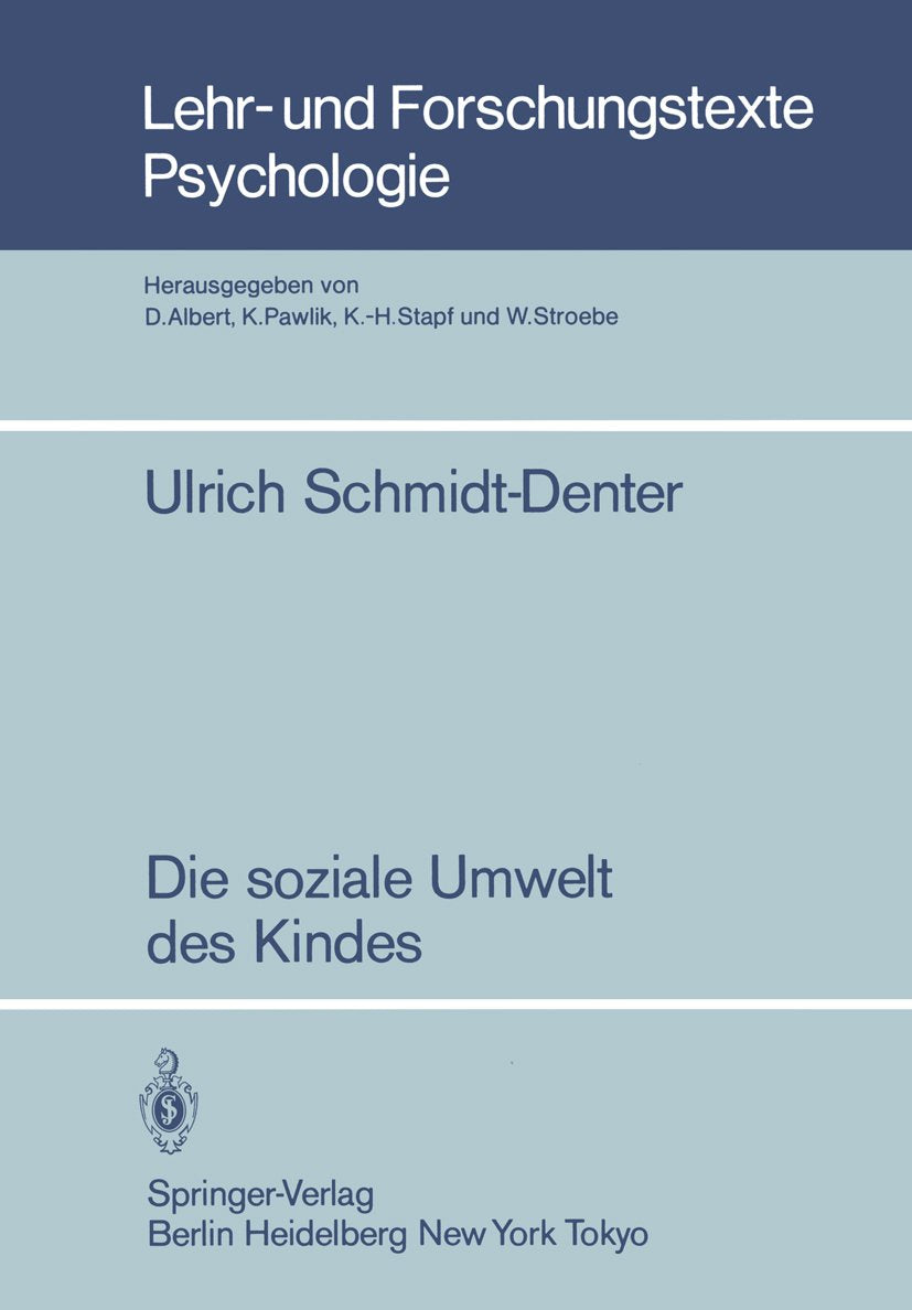 Die soziale Umwelt des Kindes