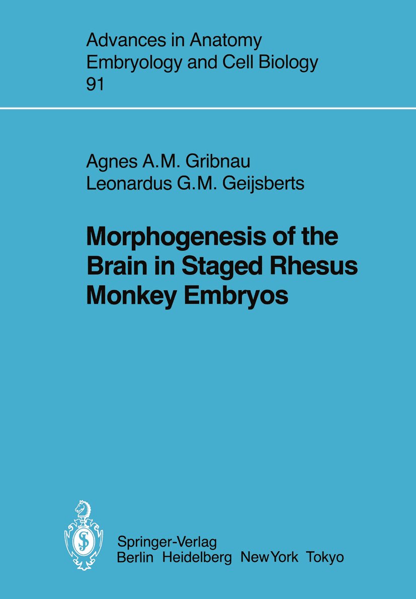 Advances in Anatomy, Embryology and Cell Biology