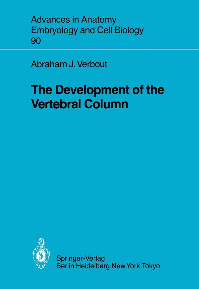 The Development of the Vertebral Column