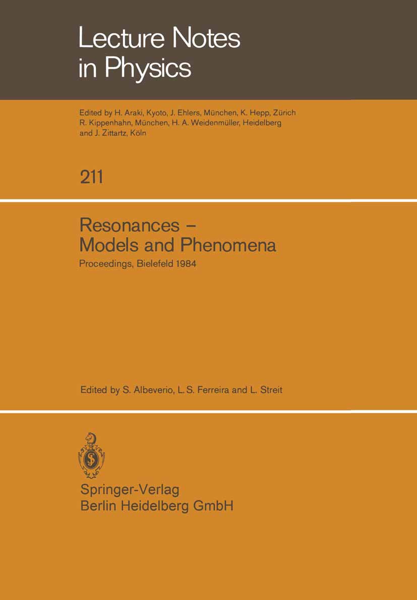 Resonances — Models and Phenomena