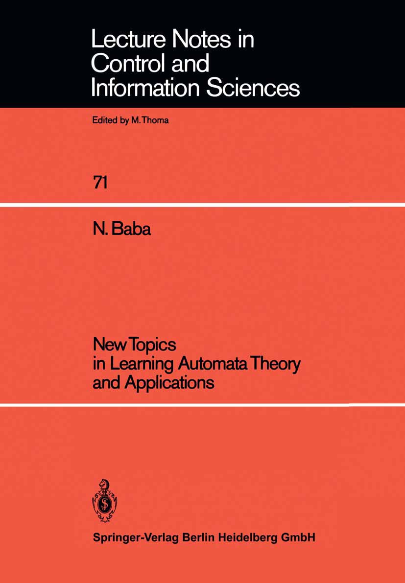 Lecture Notes in Control and Information Sciences
