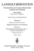 Landolt-Börnstein: Numerical Data and Functional Relationships in Science and Technology - New Series