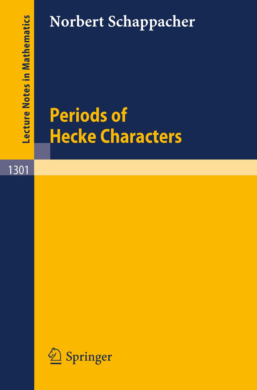 Lecture Notes in Mathematics