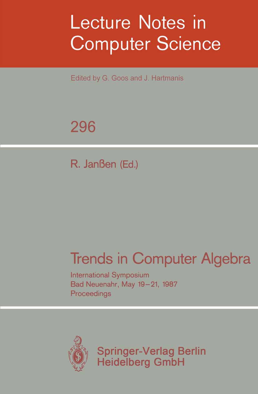 Trends in Computer Algebra