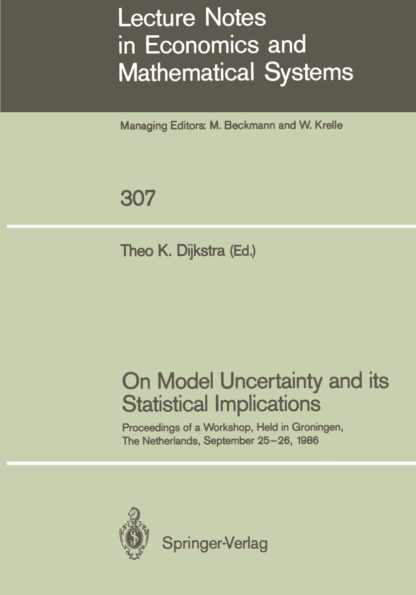 Lecture Notes in Economics and Mathematical Systems