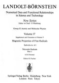 Landolt-Börnstein: Numerical Data and Functional Relationships in Science and Technology - New Series