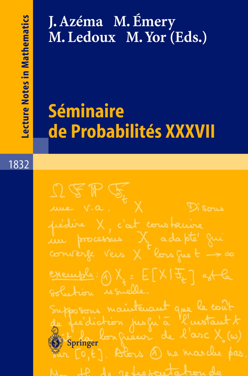 Lecture Notes in Mathematics