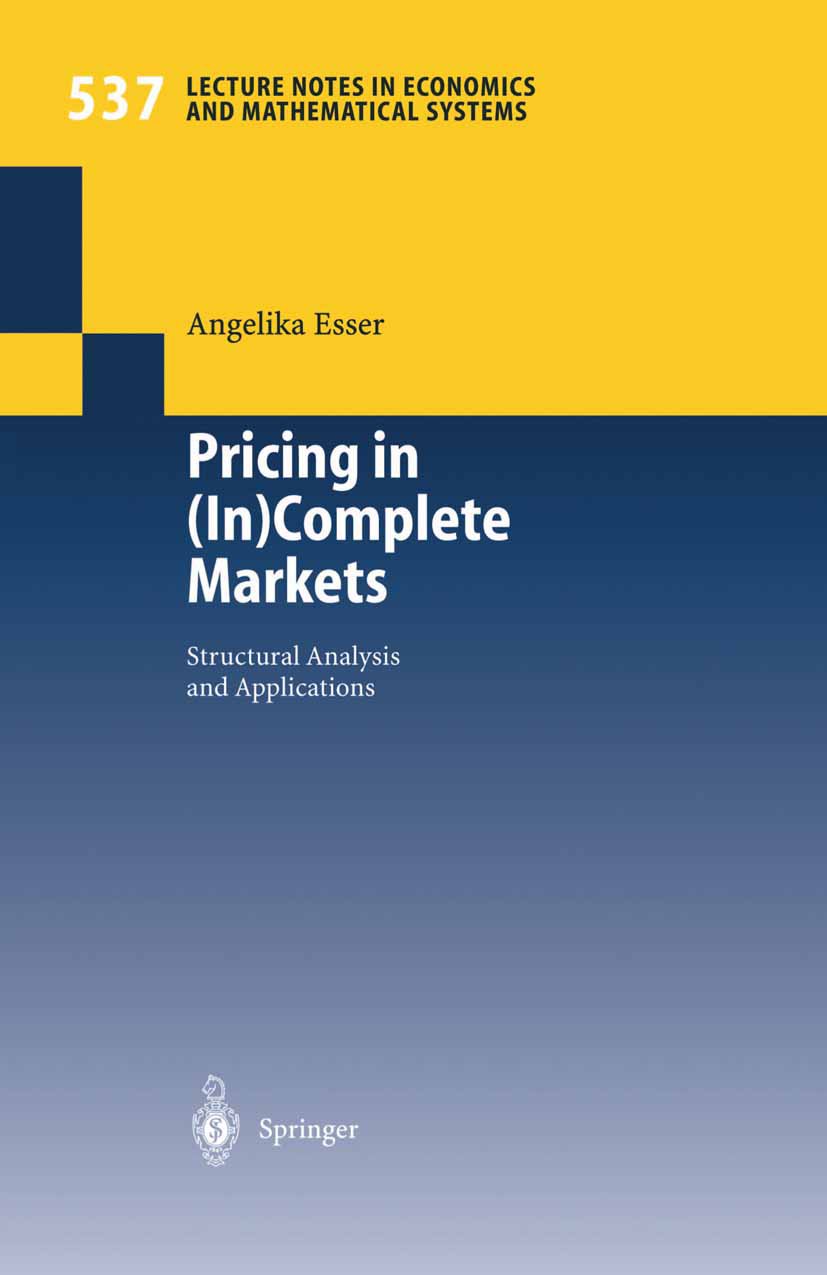 Lecture Notes in Economics and Mathematical Systems