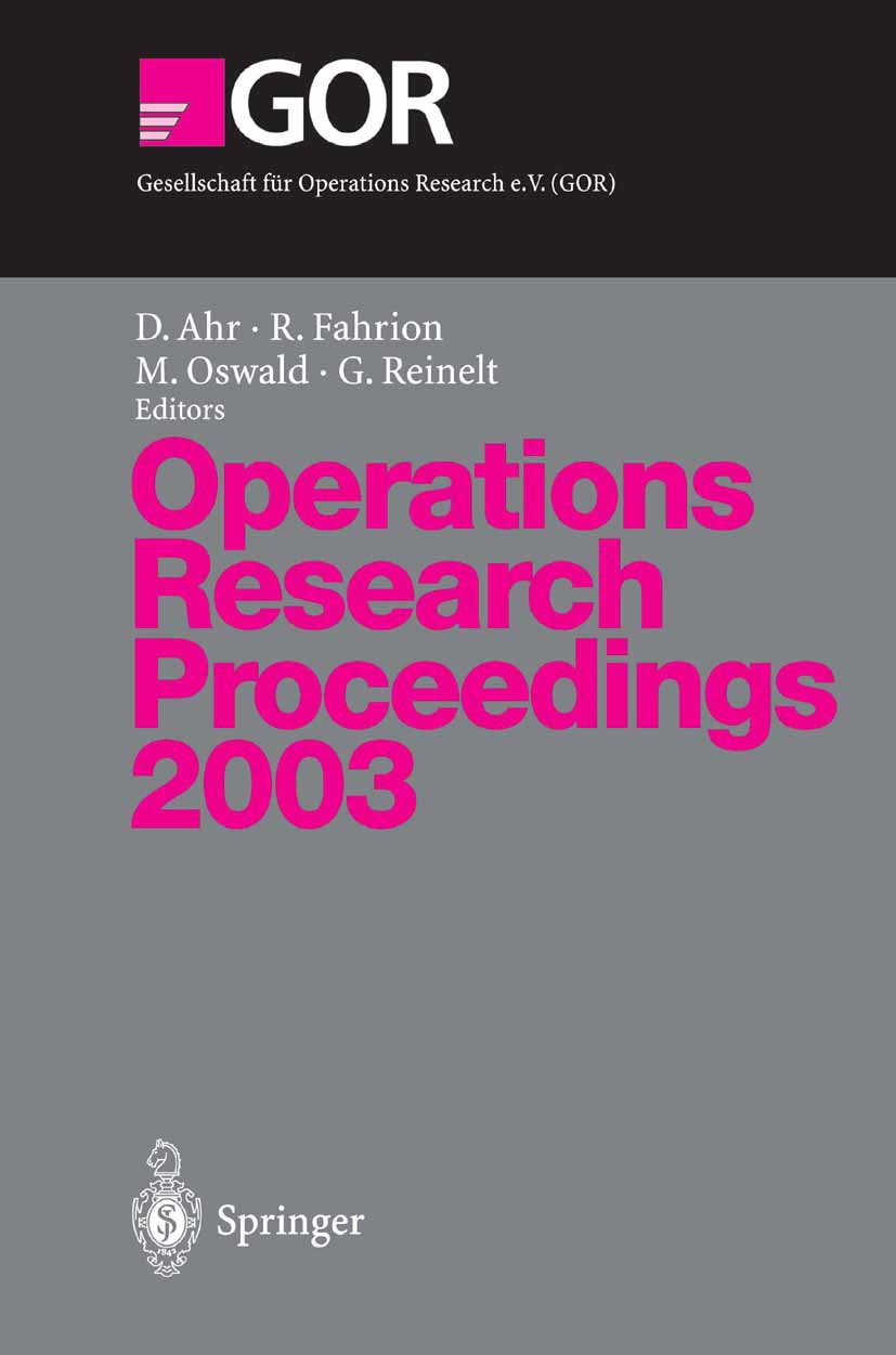 Operations Research Proceedings