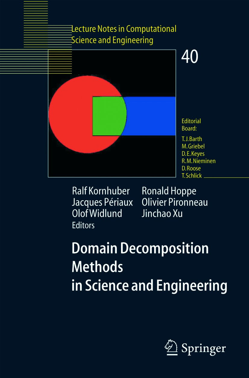 Lecture Notes in Computational Science and Engineering