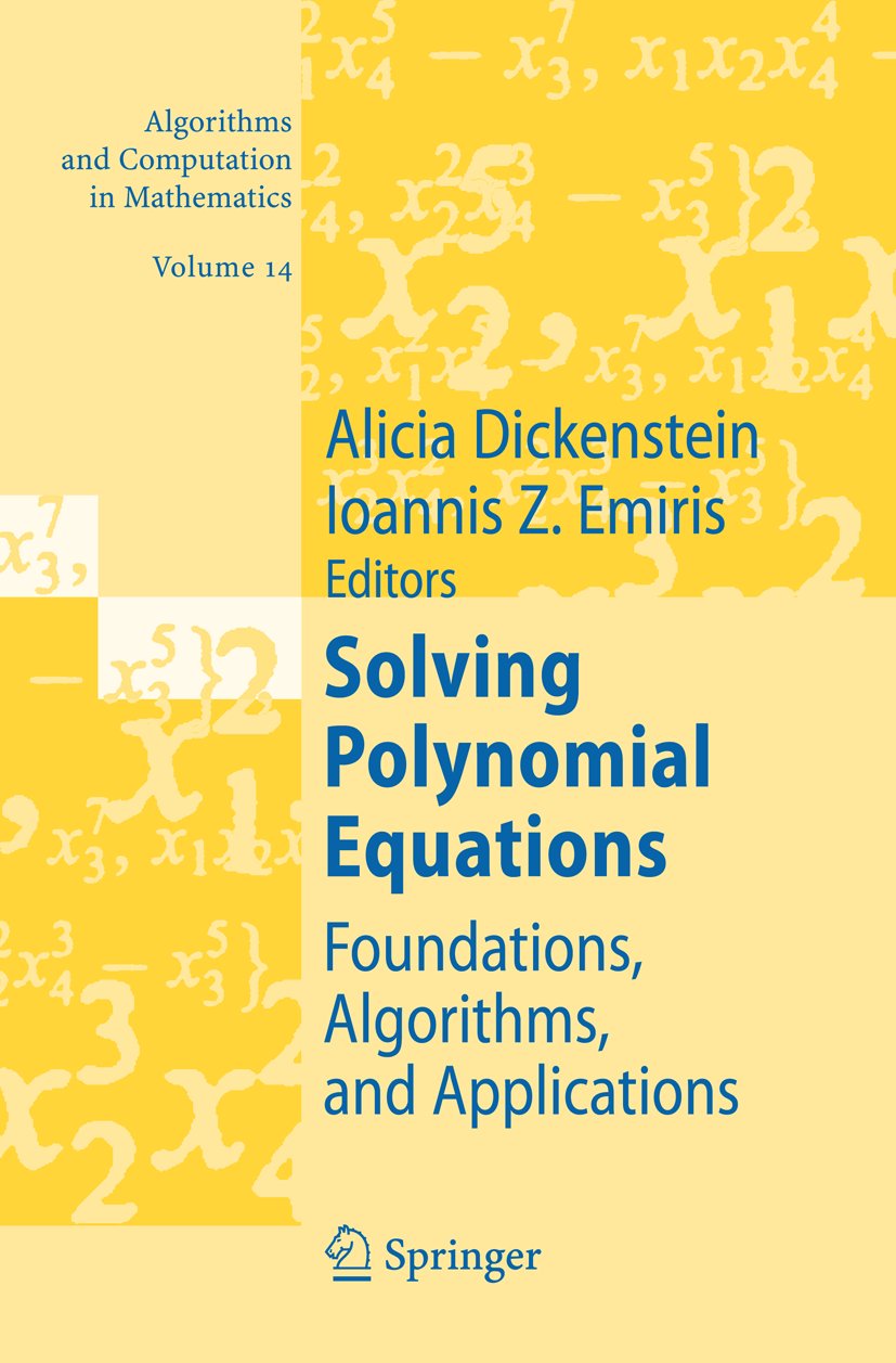 Algorithms and Computation in Mathematics