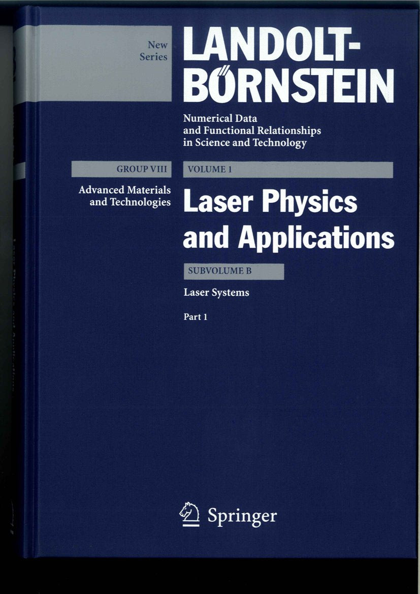 Landolt-Börnstein: Numerical Data and Functional Relationships in Science and Technology - New Series