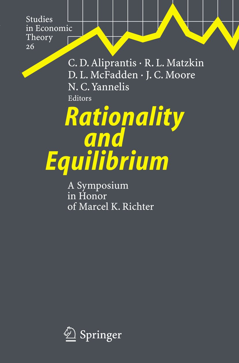 Studies in Economic Theory: A Symposium in Honor of Marcel K. Richter