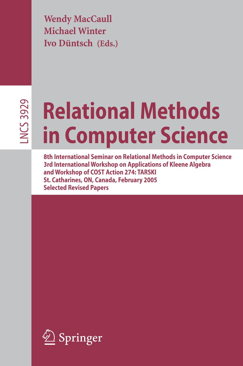 Relational Methods in Computer Science