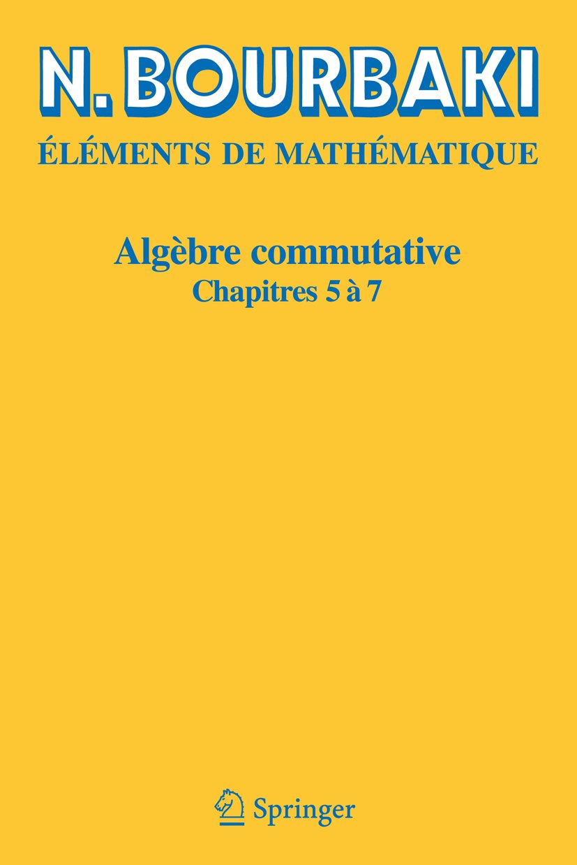 Algèbre commutative