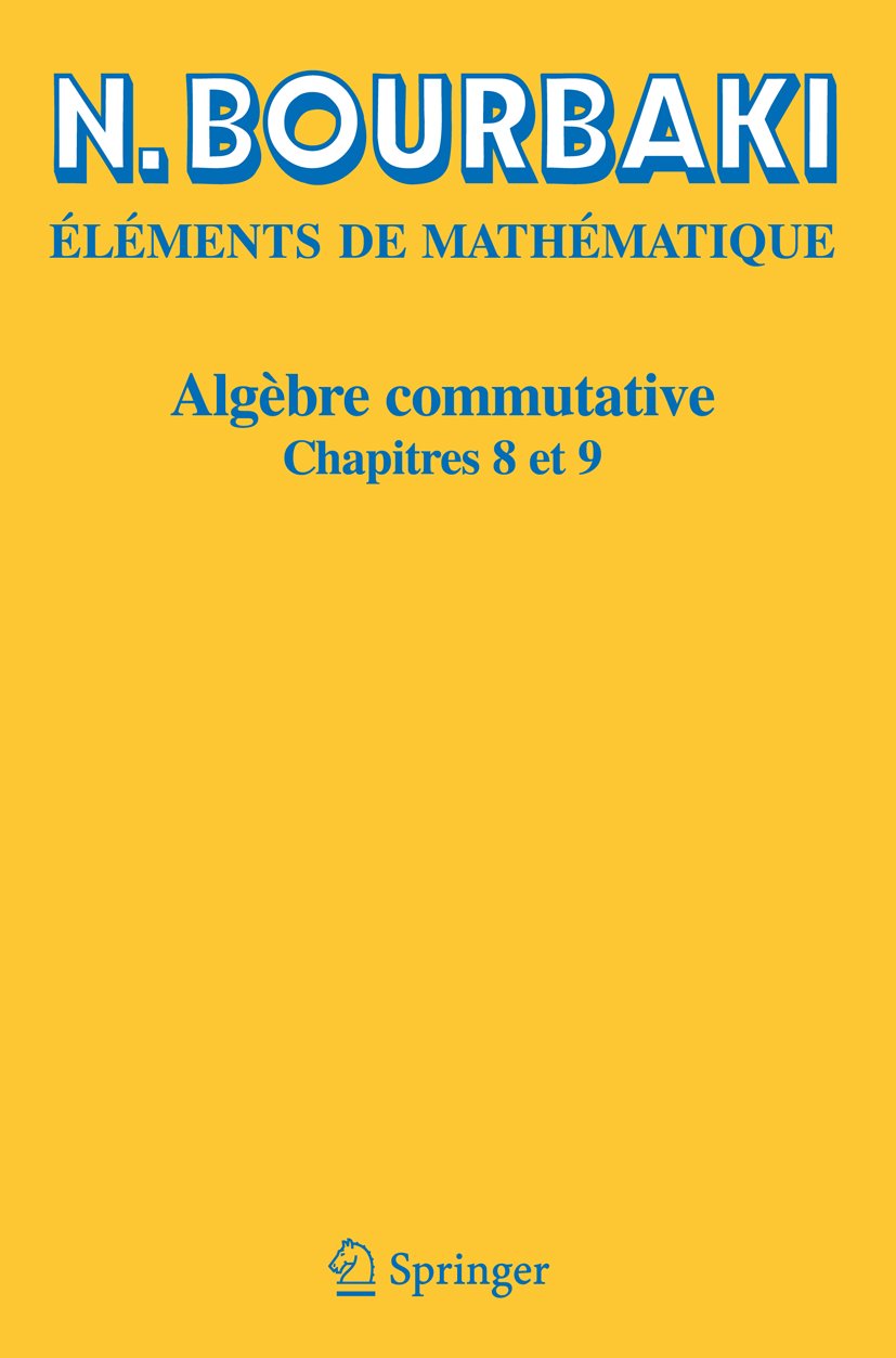 Algèbre commutative