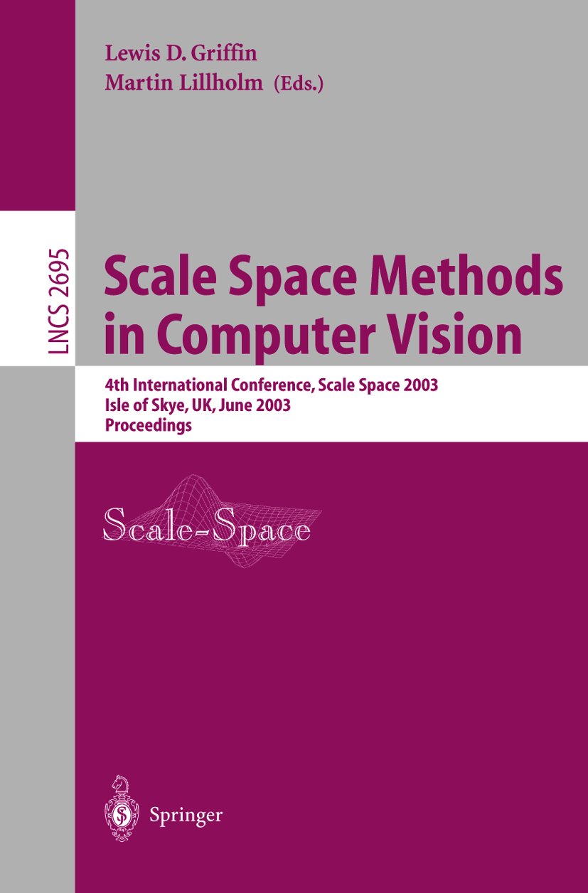 Scale Space Methods in Computer Vision
