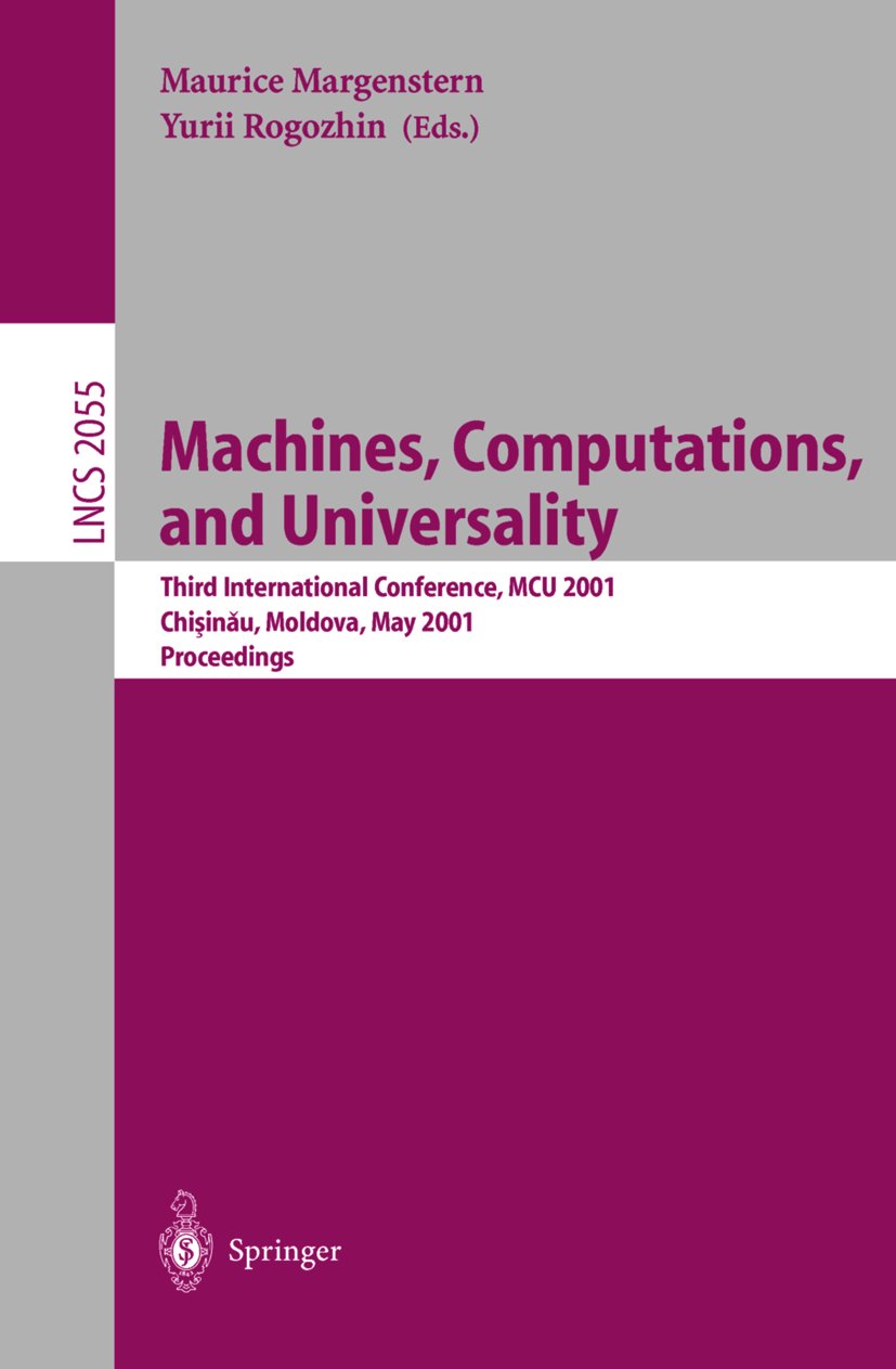 Lecture Notes in Computer Science