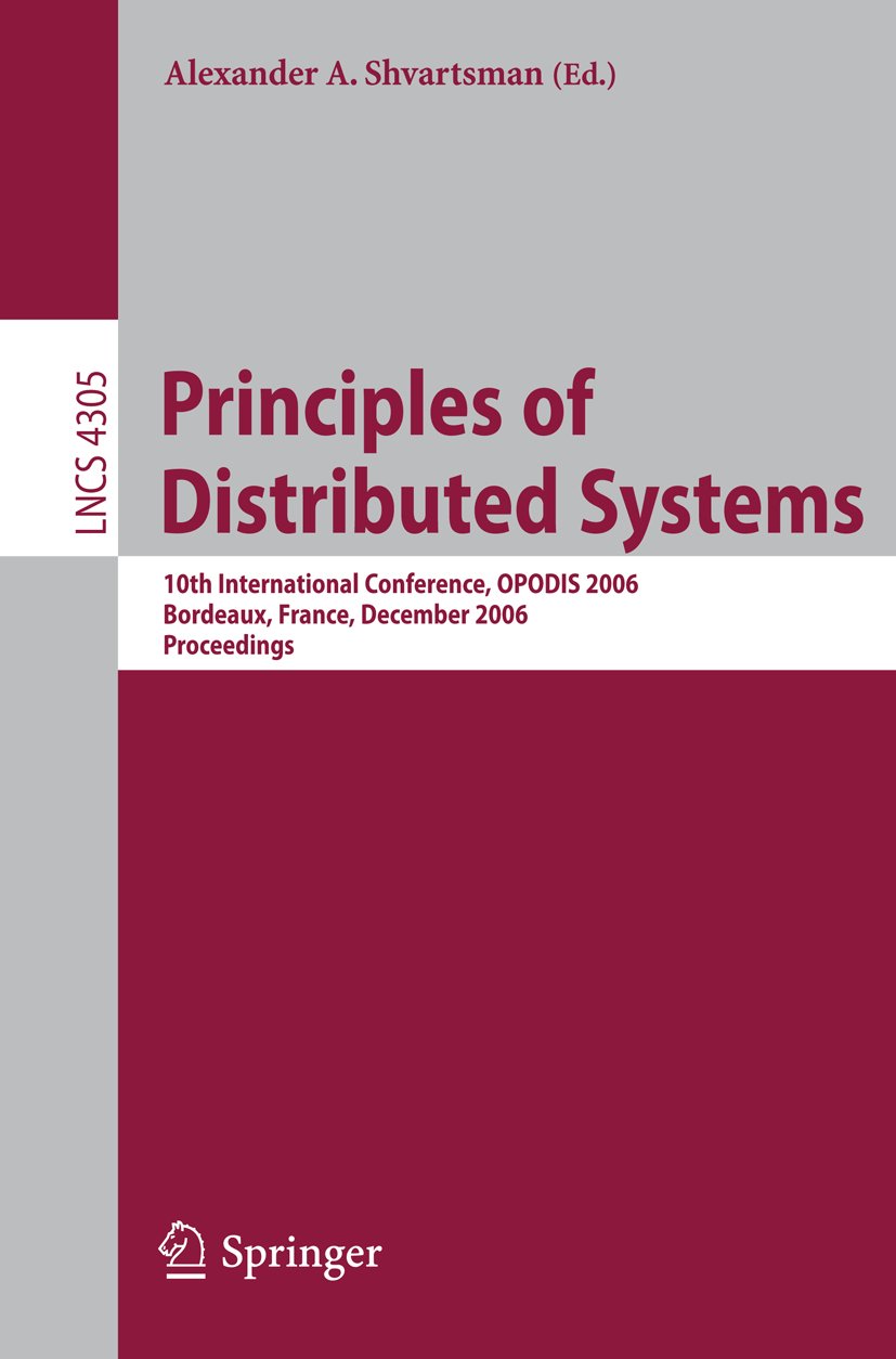 Principles of Distributed Systems