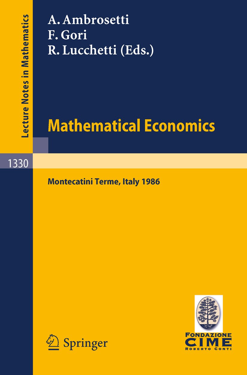 Lecture Notes in Mathematics