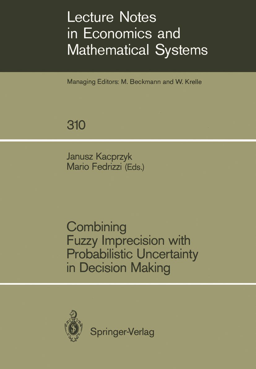 Lecture Notes in Economics and Mathematical Systems