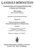 Landolt-Börnstein: Numerical Data and Functional Relationships in Science and Technology - New Series