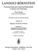 Landolt-Börnstein: Numerical Data and Functional Relationships in Science and Technology - New Series