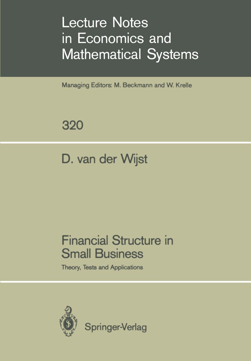 Lecture Notes in Economics and Mathematical Systems