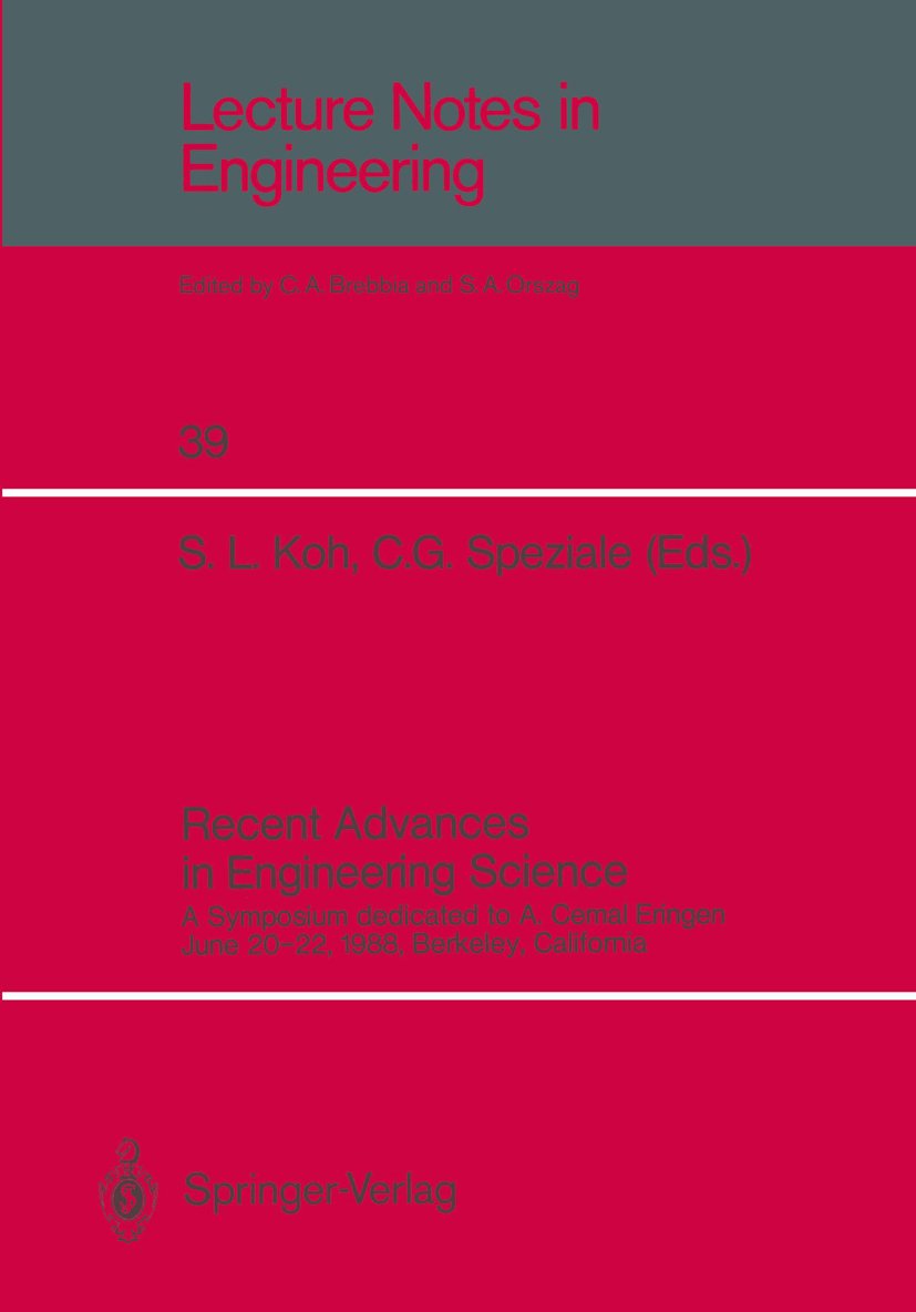 Recent Advances in Engineering Science