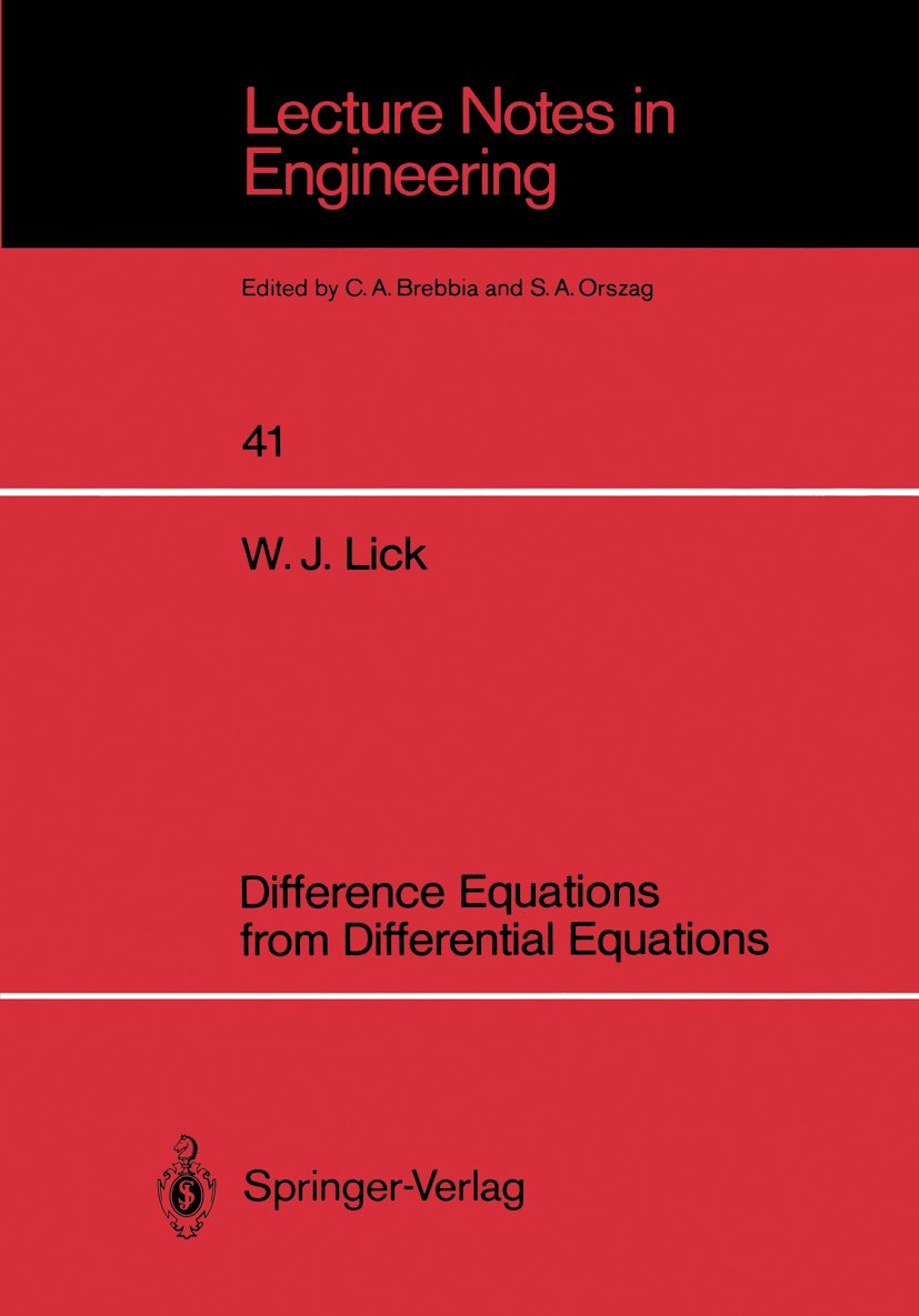 Difference Equations from Differential Equations