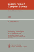 Rewriting Techniques and Applications